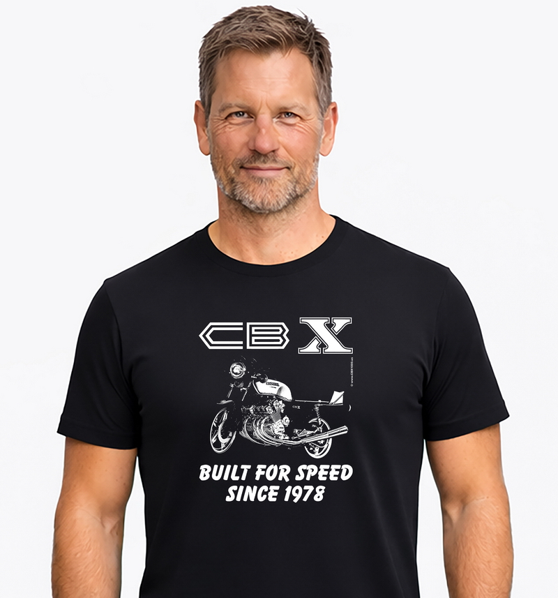 Das "CBX - MADE FOR SPEED SINCE 1978" Jubil�umsshirt
